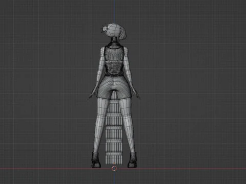 Bomb Girl - Chainsaw Man 3D Model