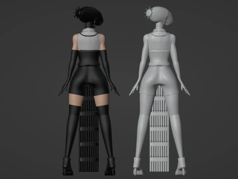Bomb Girl - Chainsaw Man 3D Model