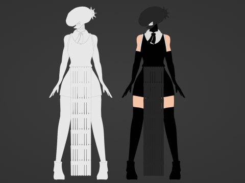 Ragazza Bomba - Uomo Motosega Modello 3D