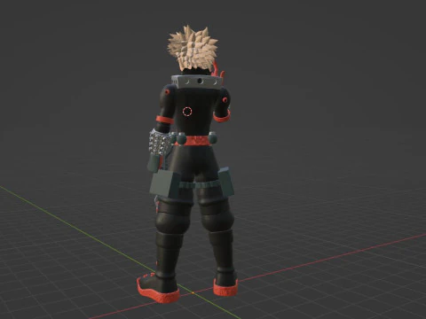 Katsuki Bakugo Final Battle - My Hero Academia 3D Model