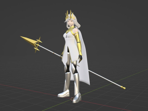 Ratu - Menjadi Pahlawan X Model 3D