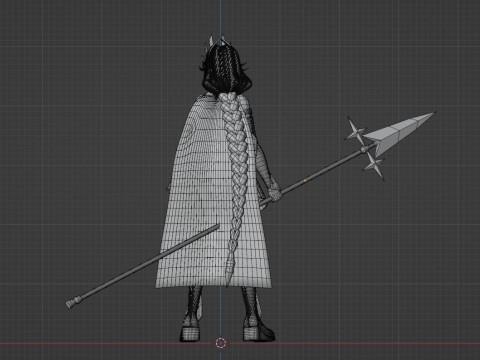 Ratu - Menjadi Pahlawan X Model 3D