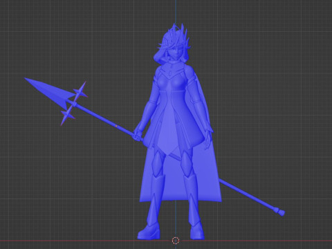 Ratu - Menjadi Pahlawan X Model 3D