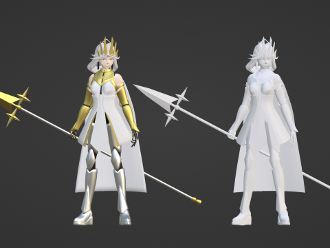 Ratu - Menjadi Pahlawan X Model 3D