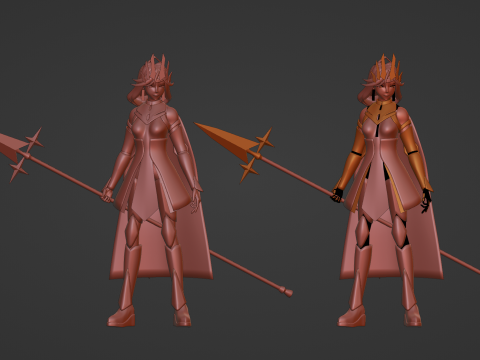 Ratu - Menjadi Pahlawan X Model 3D