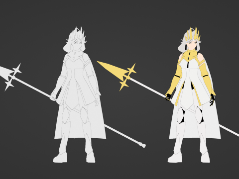 Ratu - Menjadi Pahlawan X Model 3D