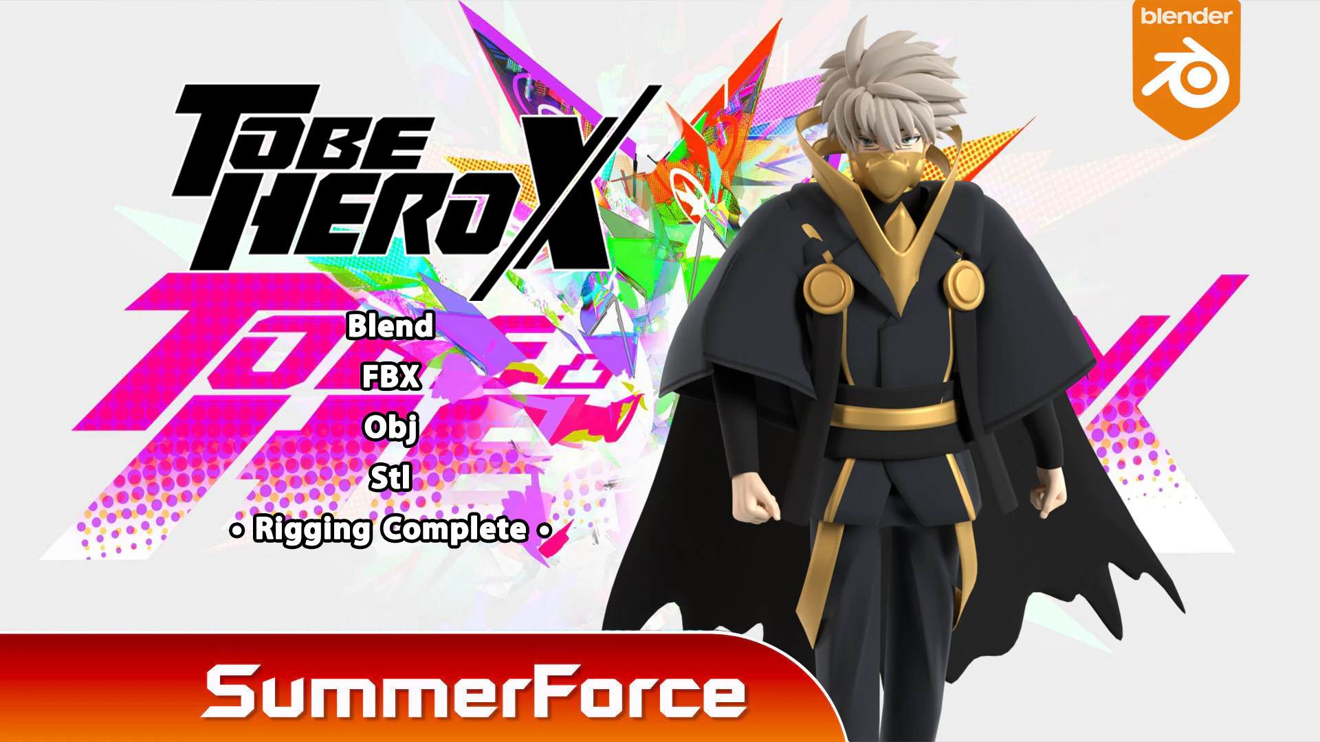 Ghostblade - To Be Hero X 3D Model .c4d .max .obj .3ds .fbx .stl .blend 