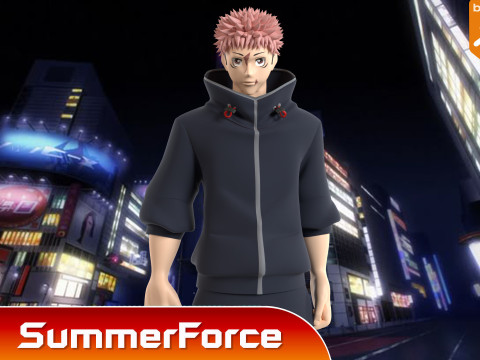 Yuji Itadori - Jujutsu Kaisen SS3 3D Model