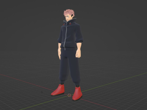 Yuji Itadori - Jujutsu Kaisen SS3 3D Model