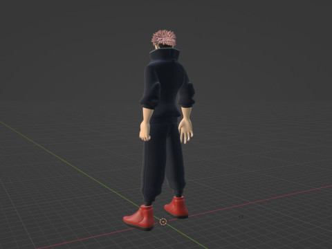 Yuji Itadori - Jujutsu Kaisen SS3 3D Model