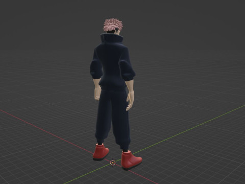 Yuji Itadori - Jujutsu Kaisen SS3 3D Model