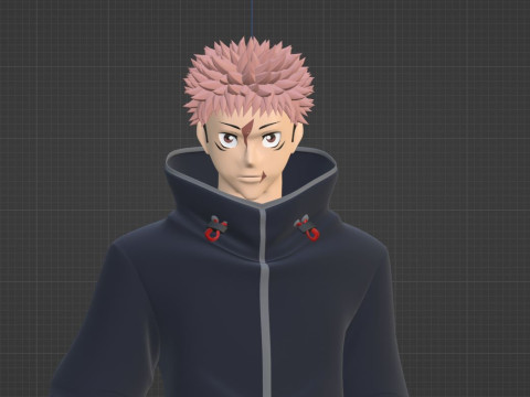 Yuji Itadori - Jujutsu Kaisen SS3 3D Model