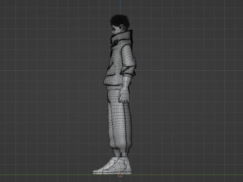 Yuji Itadori - Jujutsu Kaisen SS3 3D Model