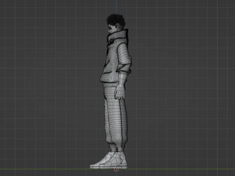 Yuji Itadori - Jujutsu Kaisen SS3 3D Model