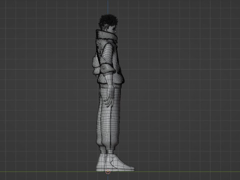 Yuji Itadori - Jujutsu Kaisen SS3 3D Model