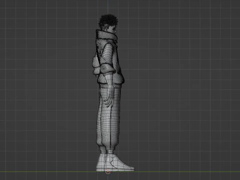 Yuji Itadori - Jujutsu Kaisen SS3 3D Model