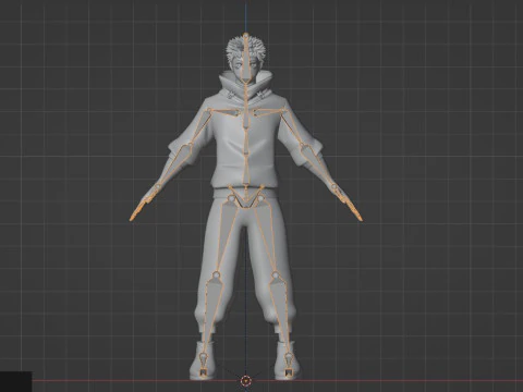 Yuji Itadori - Jujutsu Kaisen SS3 3D Model