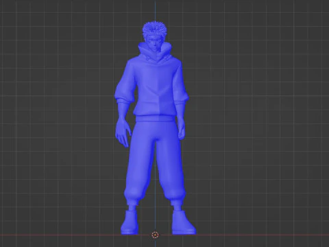 Yuji Itadori - Jujutsu Kaisen SS3 3D Model