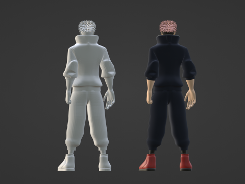 Yuji Itadori - Jujutsu Kaisen SS3 3D Model