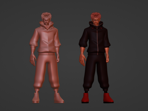 Yuji Itadori - Jujutsu Kaisen SS3 3D Model