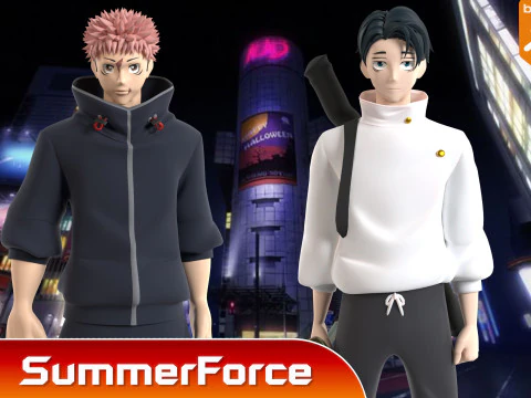 Yuji Itadori - Jujutsu Kaisen SS3 3D Model