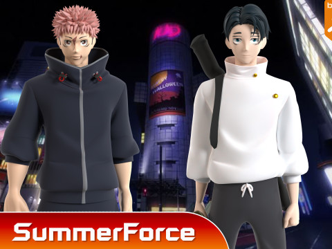 Yuta Okkotsu - Jujutsu Kaisen SS3 3D Model