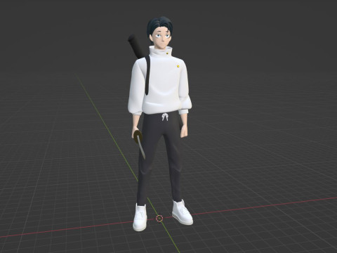 Yuta Okkotsu - Jujutsu Kaisen SS3 3D Model