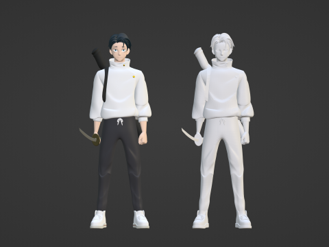 Yuta Okkotsu - Jujutsu Kaisen SS3 3D Model