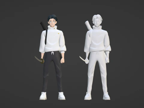 Yuta Okkotsu - Jujutsu Kaisen SS3 3D Model