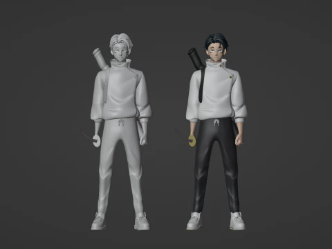Yuta Okkotsu - Jujutsu Kaisen SS3 3D Model