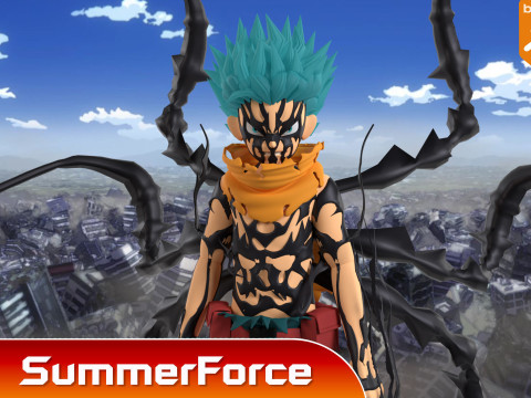 Hamparan Deku - Akademi Pahlawanku Model 3D