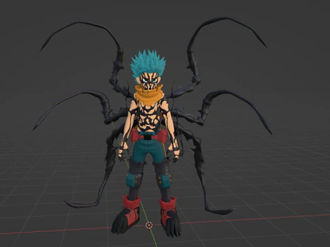 Deku Overlay - My Hero Academia 3D Model