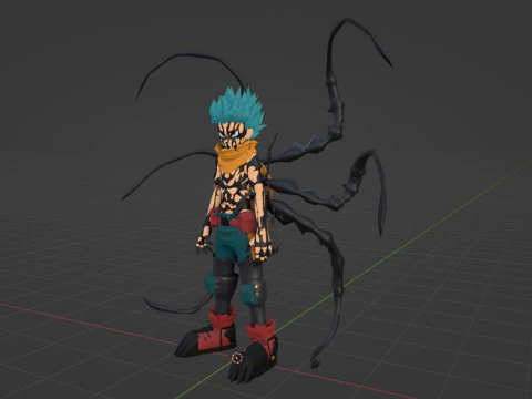 Deku Overlay - My Hero Academia 3D Model