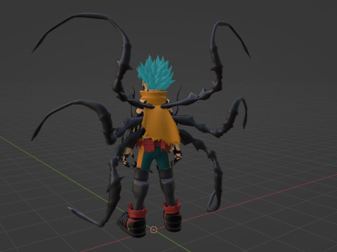 Hamparan Deku - Akademi Pahlawanku Model 3D