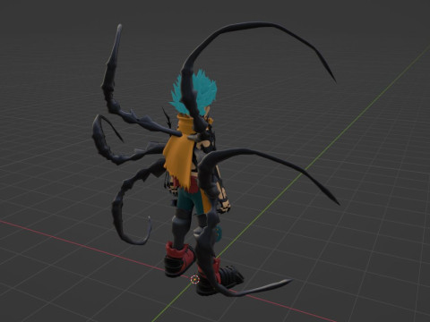 Hamparan Deku - Akademi Pahlawanku Model 3D