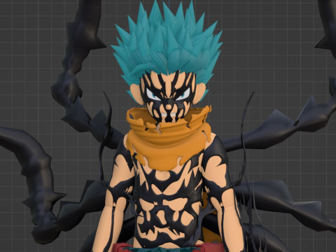 Hamparan Deku - Akademi Pahlawanku Model 3D