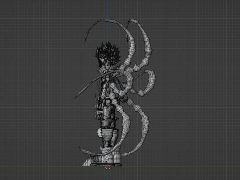 Hamparan Deku - Akademi Pahlawanku Model 3D