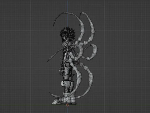Deku Overlay - My Hero Academia 3D Model