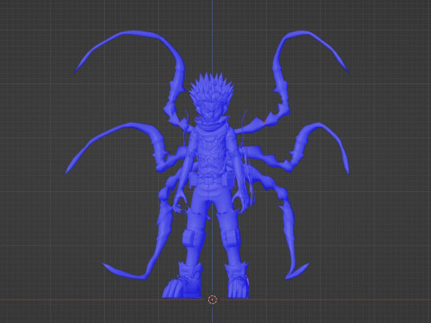 Hamparan Deku - Akademi Pahlawanku Model 3D