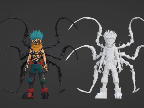 Deku Overlay - My Hero Academia 3D Model