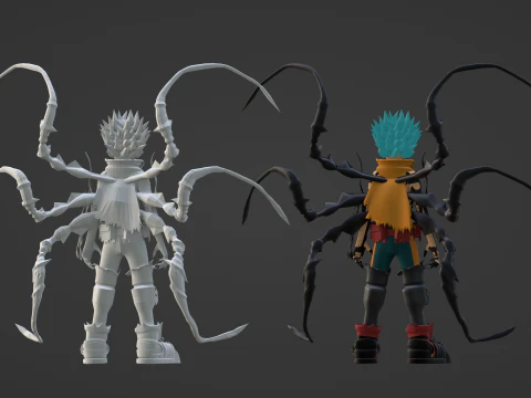 Deku Overlay - My Hero Academia 3D Model