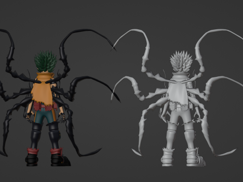 Hamparan Deku - Akademi Pahlawanku Model 3D