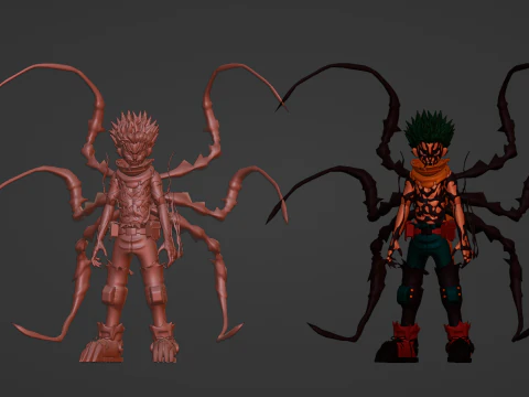 Deku Overlay - My Hero Academia 3D Model