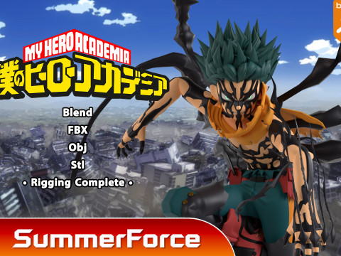 Deku Overlay - My Hero Academia 3D Model