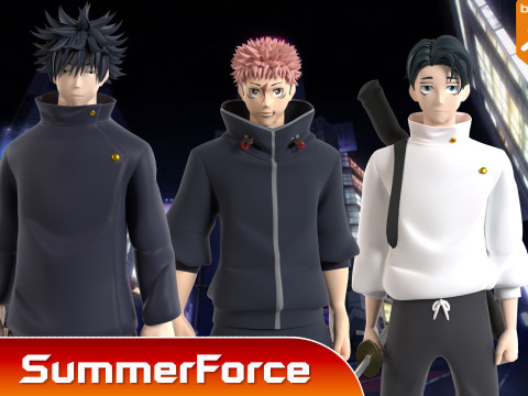 Megumi Fushiguro - Jujutsu Kaisen SS3 Modelo 3D