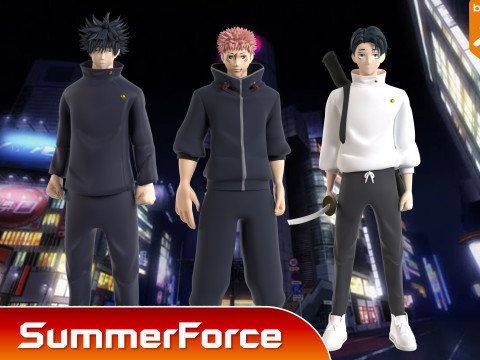 Megumi Fushiguro - Jujutsu Kaisen SS3 Modelo 3D