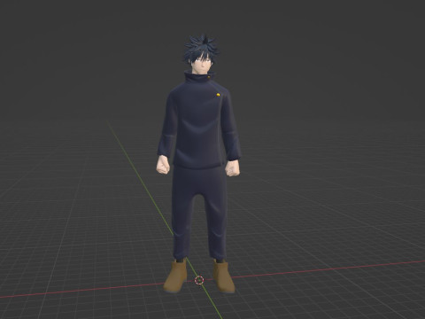 Megumi Fushiguro - Jujutsu Kaisen SS3 Modelo 3D