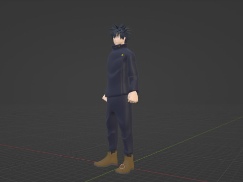 Megumi Fushiguro - Jujutsu Kaisen SS3 Modelo 3D