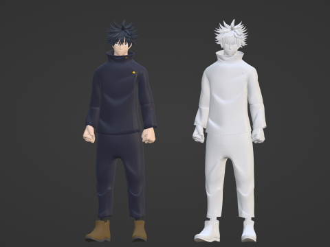 Megumi Fushiguro - Jujutsu Kaisen SS3 Modelo 3D