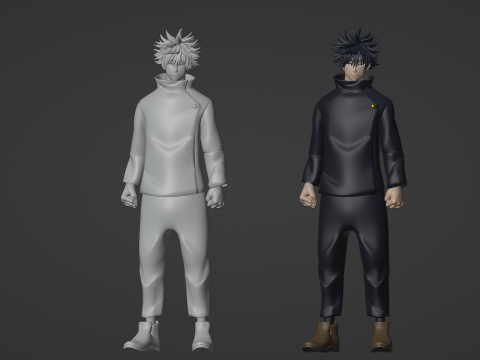 Megumi Fushiguro - Jujutsu Kaisen SS3 Modelo 3D